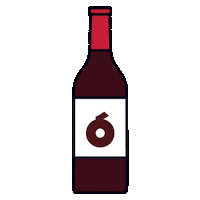 Wine Winebottle Sticker by PostaBorhaz