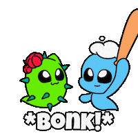 Angry Stop Sticker by Christophers Genie