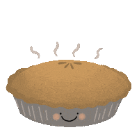 Happy Apple Pie Sticker