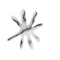 Sparkling Black And White Sticker