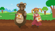 Happy Teddy Bear GIF by Mother Goose Club
