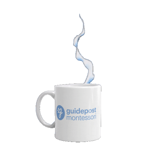 Tea Time Coffee Sticker by Guidepost Montessori