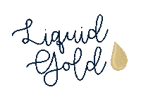 Liquid Gold Oil Sticker