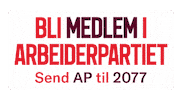 Ap Bli Sticker by Arbeiderpartiet