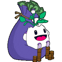 Make It Rain Money Sticker by Magic Eden