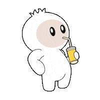 Tumtum Drinking Sticker by okdstudio