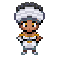 A2TwillDraw pixel art video game nigeria cw Sticker
