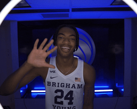 Byu Basketball Knight GIF by BYU Cougars