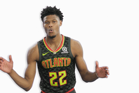 Sport Reaction GIF by Atlanta Hawks