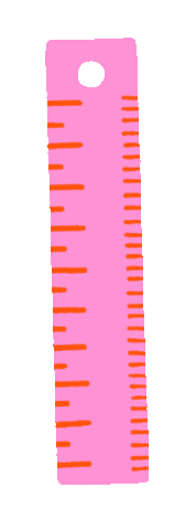 School Ruler Sticker