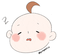 Tired Baby Sticker by Jump Eat Cry