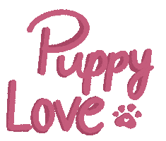 aishdoodles puppy puppy love aishdoodles love puppy Sticker