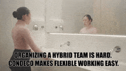 Condeco screaming stress team work work life GIF
