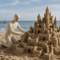 Summer Beach GIF by 1X Technologies