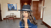 thekwanzajones hat pointing get out kwanza jones GIF
