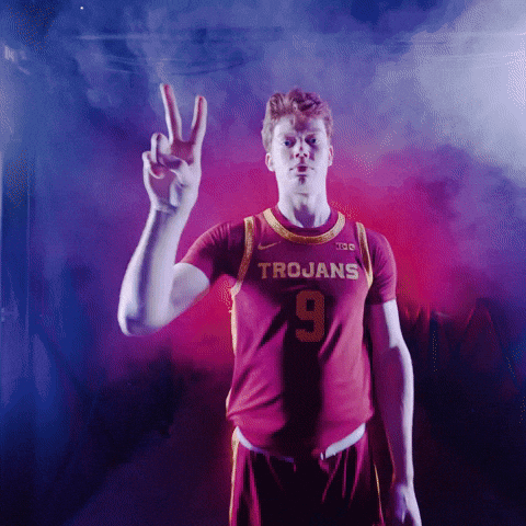 Basketball Hoops GIF by USC Trojans