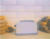 lijemorgan loop character breakfast bread GIF