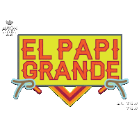 El Papi Grande Sticker by AL TUN TUN