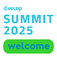 Welcome Sticker by d.velop