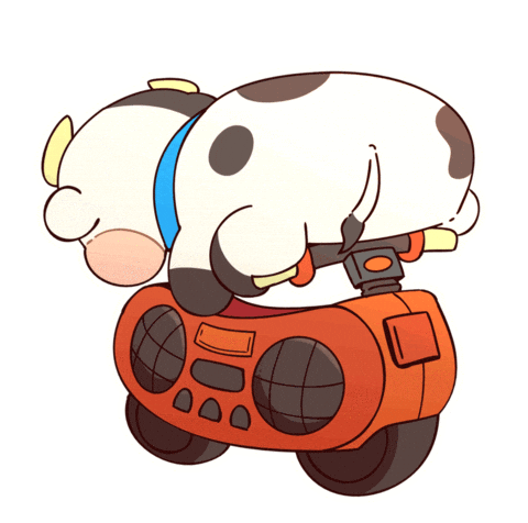 Cow Vaca Sticker