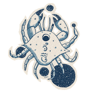 Cartoon Space Sticker
