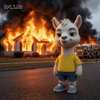 Burning House Smoke GIF by Upland