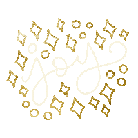 Christmas Gold Sticker