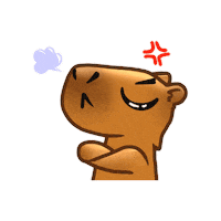 paulamiya bravo capivara brabo paulamiya Sticker
