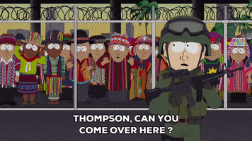 gun soldier GIF by South Park