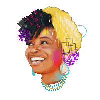 beleafmel smile mood joy black girl magic Sticker