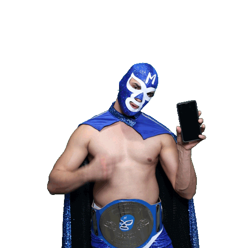 maskadorestacoshopaz giphyupload wrestling wrestler lucha Sticker