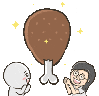 Eating Sticker