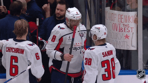 Washington Capitals Celebration GIF by NHL