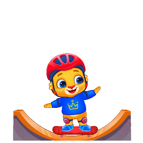 Speed Skating Sticker by Lucas and Friends by RV AppStudios