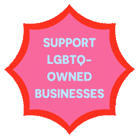 Small Business Pink Sticker by MA LGBT Chamber of Commerce