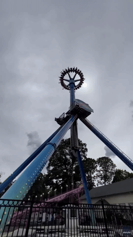 Crews Rescue 28 People Left Dangling Upside Down on Amusement Park Ride