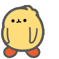 Tired Kawai Sticker