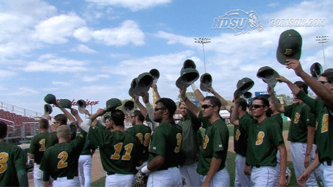 north dakota state baseball GIF by NDSU Athletics