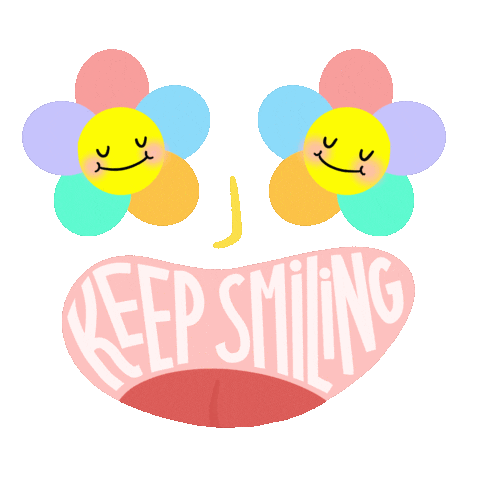 Happy Flower Sticker