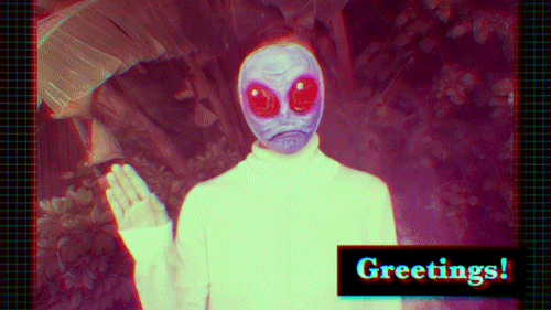 Area 51 Hello GIF by Parker Jackson