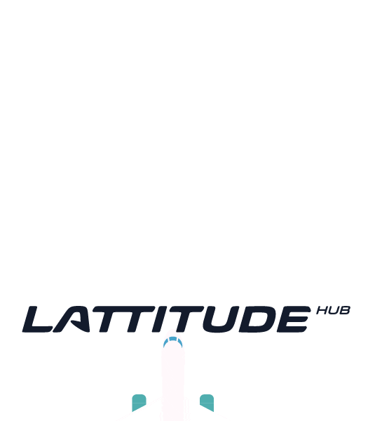 LattitudeHub giphyupload travel fly trip Sticker