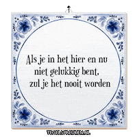Focus Moment Sticker by Tegelspreuken.nl