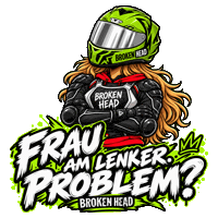 Girl Power Problem Sticker by Broken Head