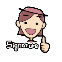 THDAMSHOES signature 시그니처 쓰담 thdamshoes Sticker