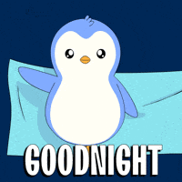 Tired Good Night GIF by Pudgy Penguins
