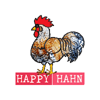 Hahn Gockel Sticker