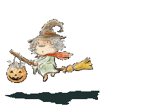 theotterspace halloween witch pumpkin otter Sticker