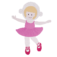 jimohanhee girl ballet ballerina 발레 Sticker