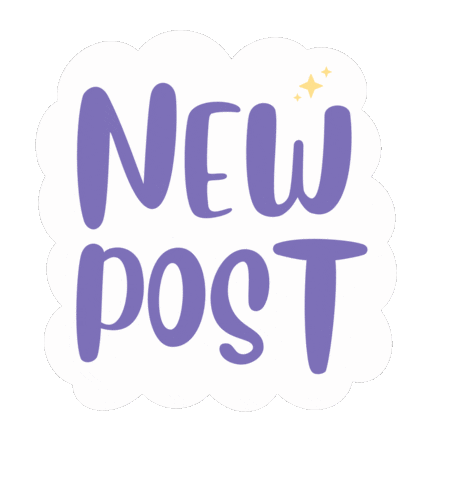New Post Hello Sticker