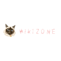 mikizone mickey ねこ ミッキー みきぞーん Sticker